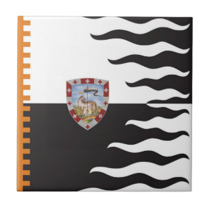 Carreau Contrada della Lupa (She-Wolf) Palio di Siena