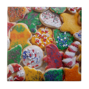 Carreau Cookies de Noël Je Cuisine de vacances colorée