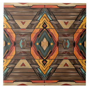 Carreau Cool Aztec faux bois
