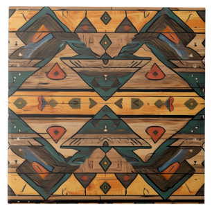 Carreau Cool Aztec faux bois