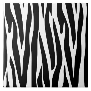 Carreau cool zebra carrelé motif poster de animal