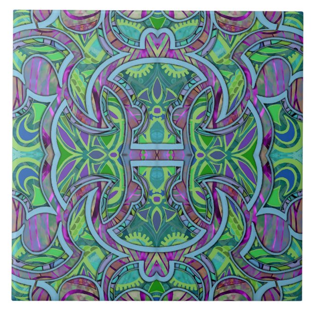 Carreau Coolton de puzzle de Bohême (Devant)