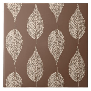 Carreau Copie de craie de feuille de hêtre, Taupe Tan et