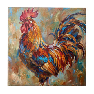 Carreau Coq Coloré