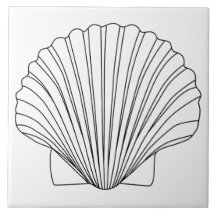 Coquillage noir de feston de palourde