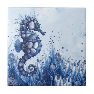 Carreau Coquillages Hippocampe