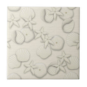 Carreau Coquilles d'ivoire