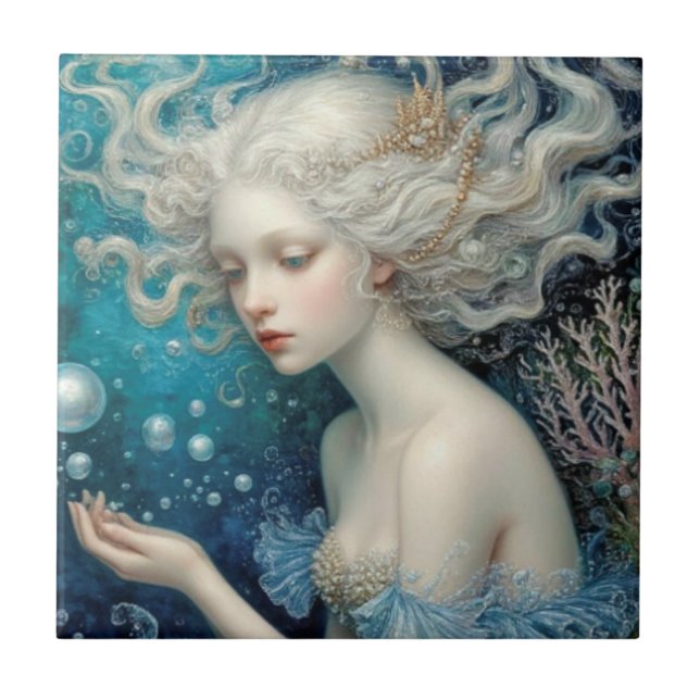 Carreau Corail De Sirène Sous L'Imaginaire De Mer (Devant)