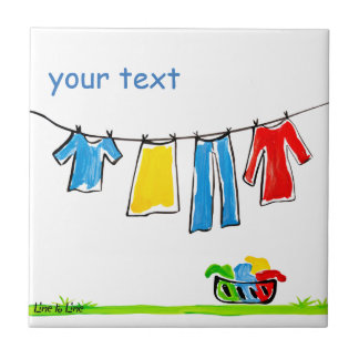 Carreau corde à  linge