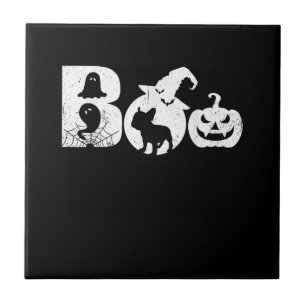 Carreau Costume d'Halloween Boo Cadeaux Français Bulldog