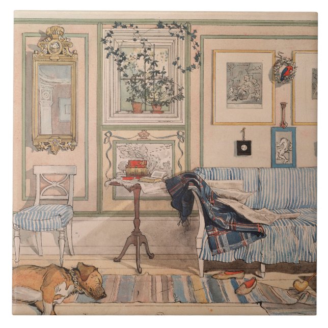 Carreau Cosy Corner (par Carl Larsson) (Devant)