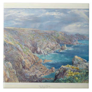 Carreau Côte sud de Guernesey du Cribiere, 1862 (W