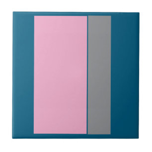 Carreau Coton rose Turquoise