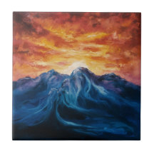 Coucher de soleil Abstrait