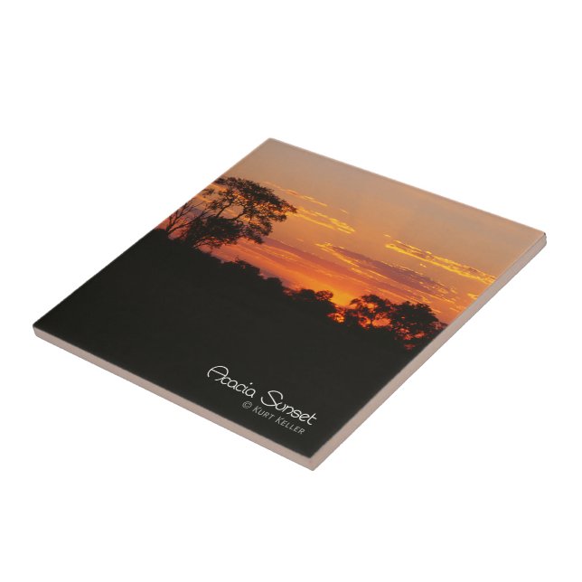 Carreau Coucher de soleil Acacia (Côté)