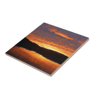 Carreau Coucher du soleil