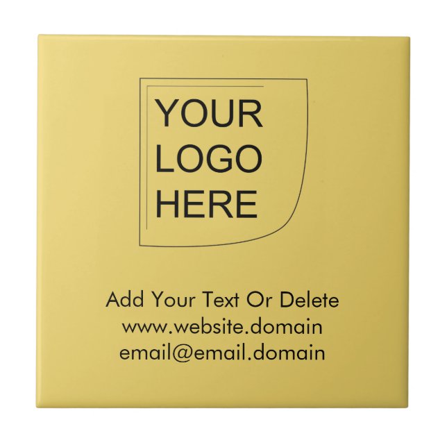 Carreau Couleur de tendance - Logo Jaune Douce Carrelage e (Devant)