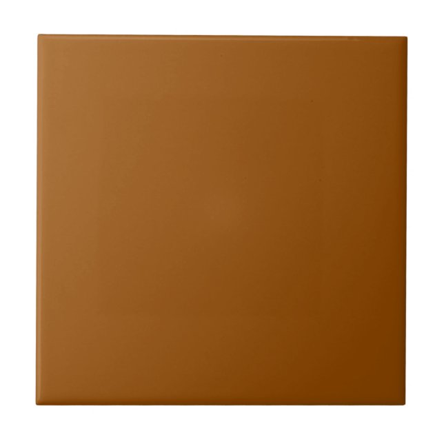 Carreau Couleur solide Brown rustique | Classic Elegant (Devant)