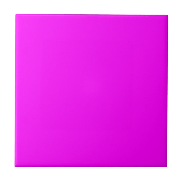 Carreau Couleur solide Fuchsia (Devant)