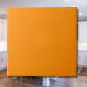 Carreau Couleur solide mandarine   Classique   Élégant
