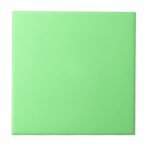 Carreau Couleur solide moderne verte à la menthe