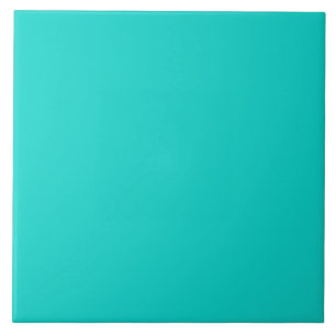 Carreau Couleur solide turquoise