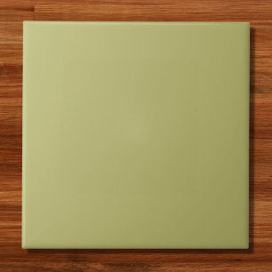 Carreau Couleur solide vert olive