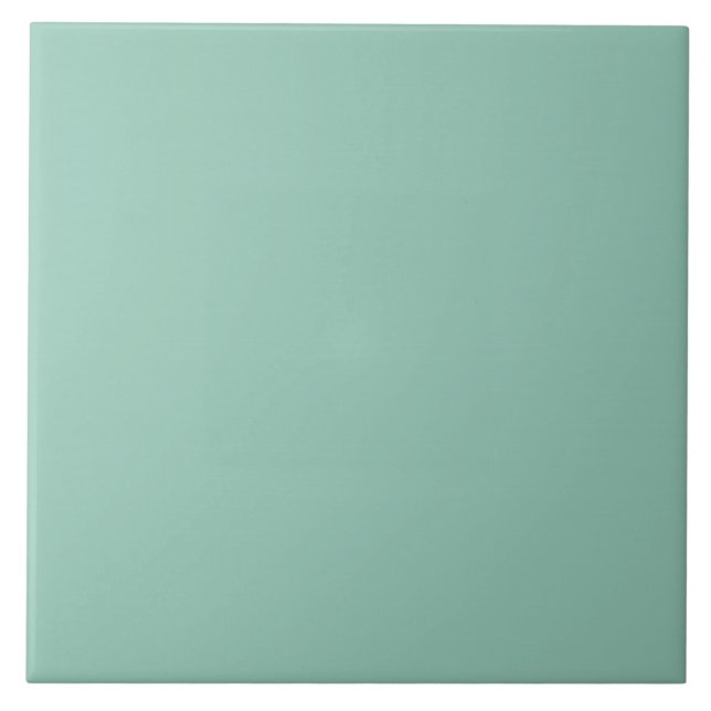 Carreau couleur turquoise, pastel bleu-vert (Devant)