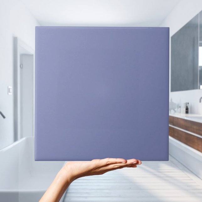 Carreau couleur uni violet clair (Plain Purple Lavender Solid Colour Tile)