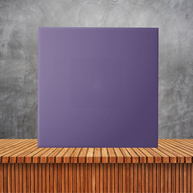 Carreau Couleur uni violet minimaliste (Créateur téléchargé)