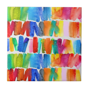 Carreau Couleurs abstraites modernes couleur anti-émeute c