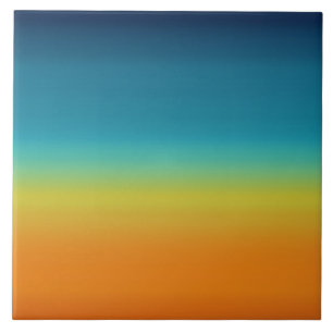 Carreau Couleurs du coucher du soleil du sud-ouest