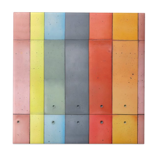 Carreau Couleurs Motifs en béton (Devant)