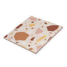Couleurs tendance Pierre rose et marron Décor abst