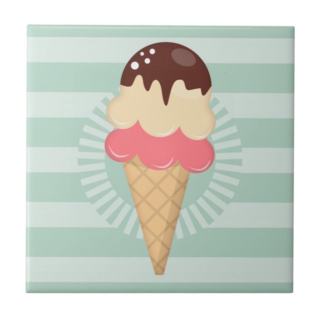 Carreau Coupe chocolate Vanilla Mint Green (Devant)