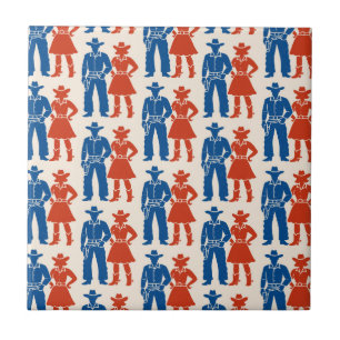 Carreau Cowboy & Cowgirl Americana