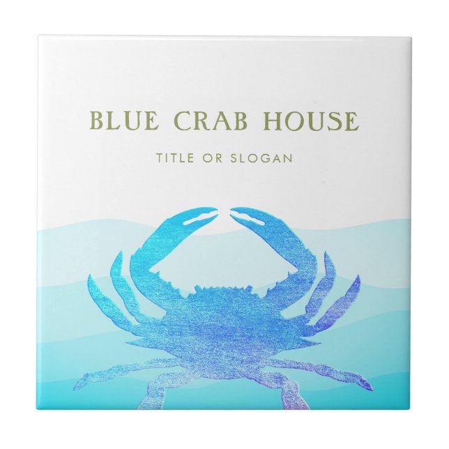 Carreau Crabe bleu (Devant)