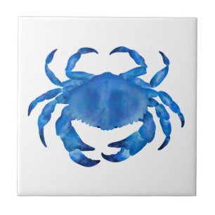 Carreau Crabe bleu