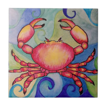 Crabe en céramique