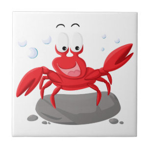 Carreau Crabe rouge mignon