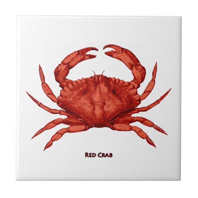 Carreau Crabe rouge (Pacifique) (Devant)
