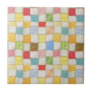 Carreau CRAZY QUILT 4,25" Carré Carrelage en céramique
