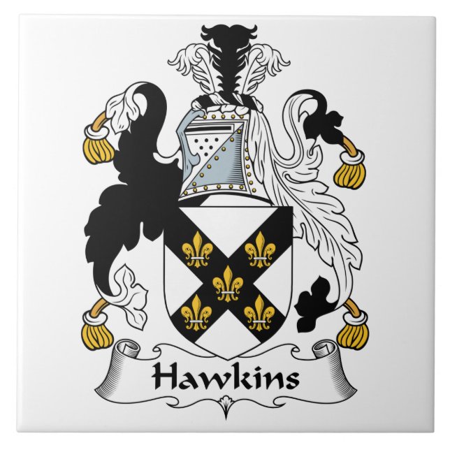 Carreau Crête de famille de Hawkins (Devant)