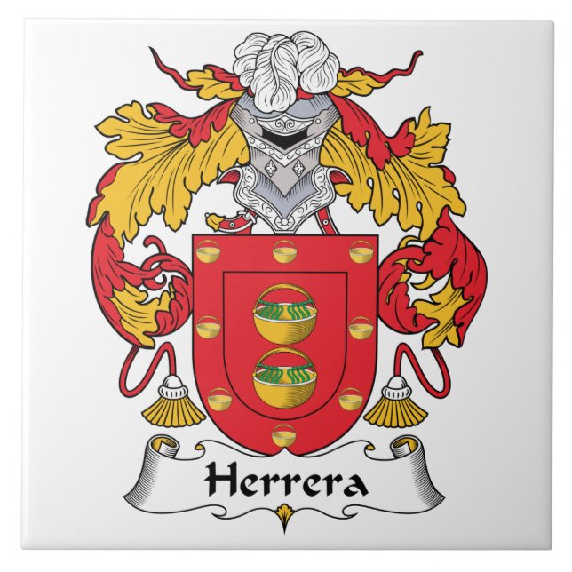 Carreau Crête de famille de Herrera (Devant)