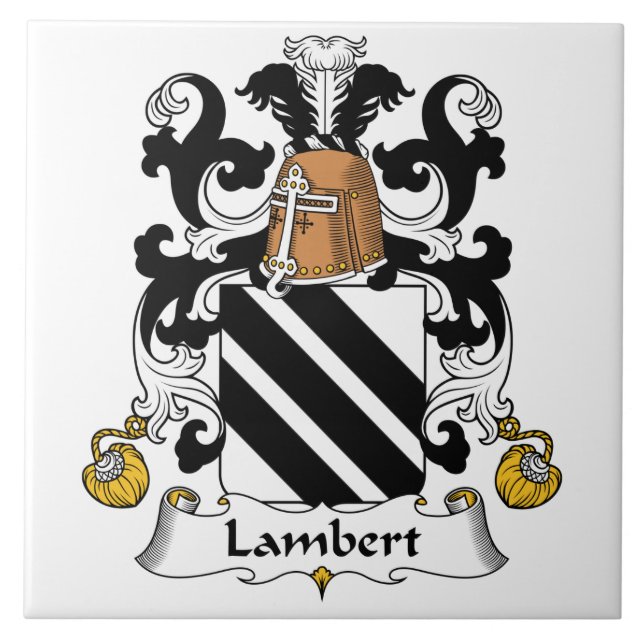Carreau Crête de famille de Lambert (Devant)