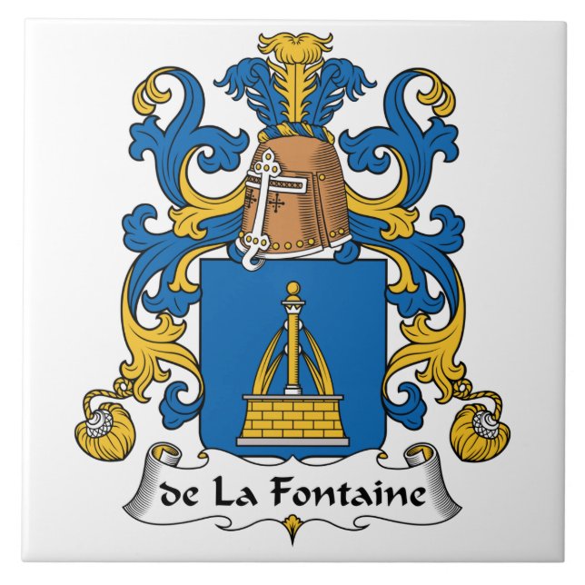 Carreau crête de la Fontaine Family (Devant)