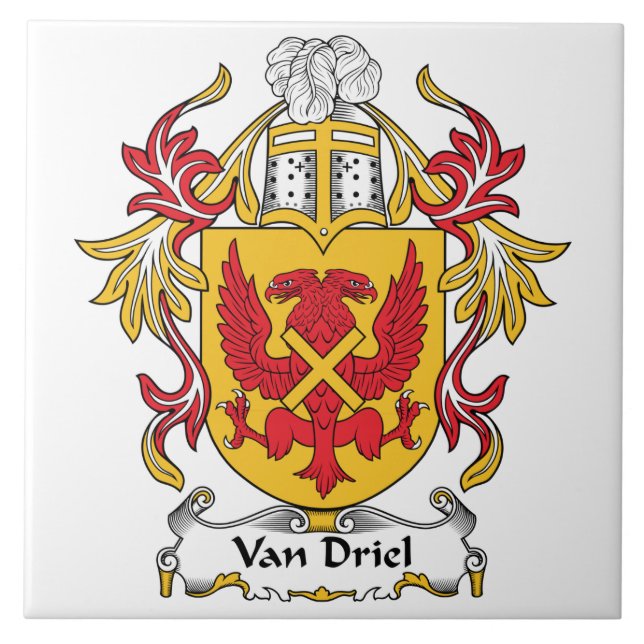 Carreau Crête de Van Driel Family (Devant)