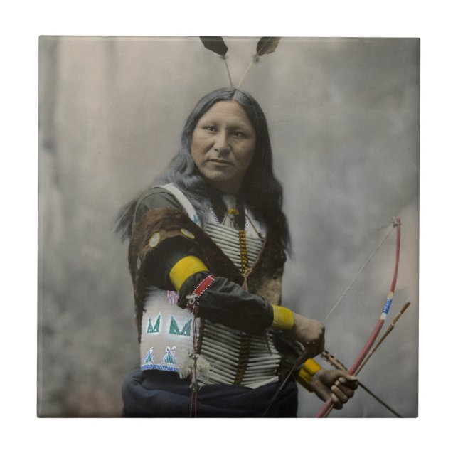 Carreau Cri à l'Indien d'Oglala Sioux 1899 (Devant)