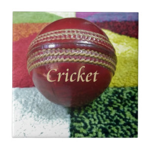 Carreau Cricket : Red Hard Ball Art Print