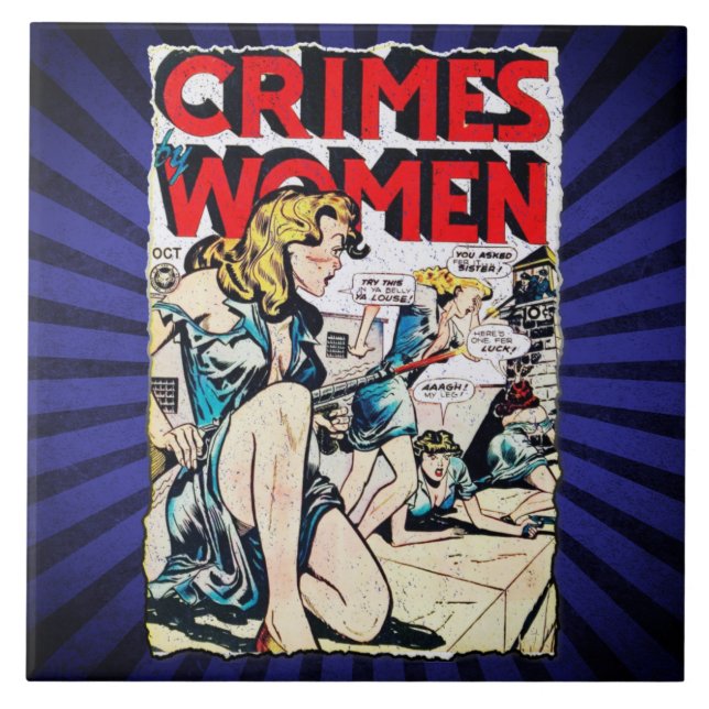 Carreau Crimes par les femmes #3, Couverture de bande dess (Devant)